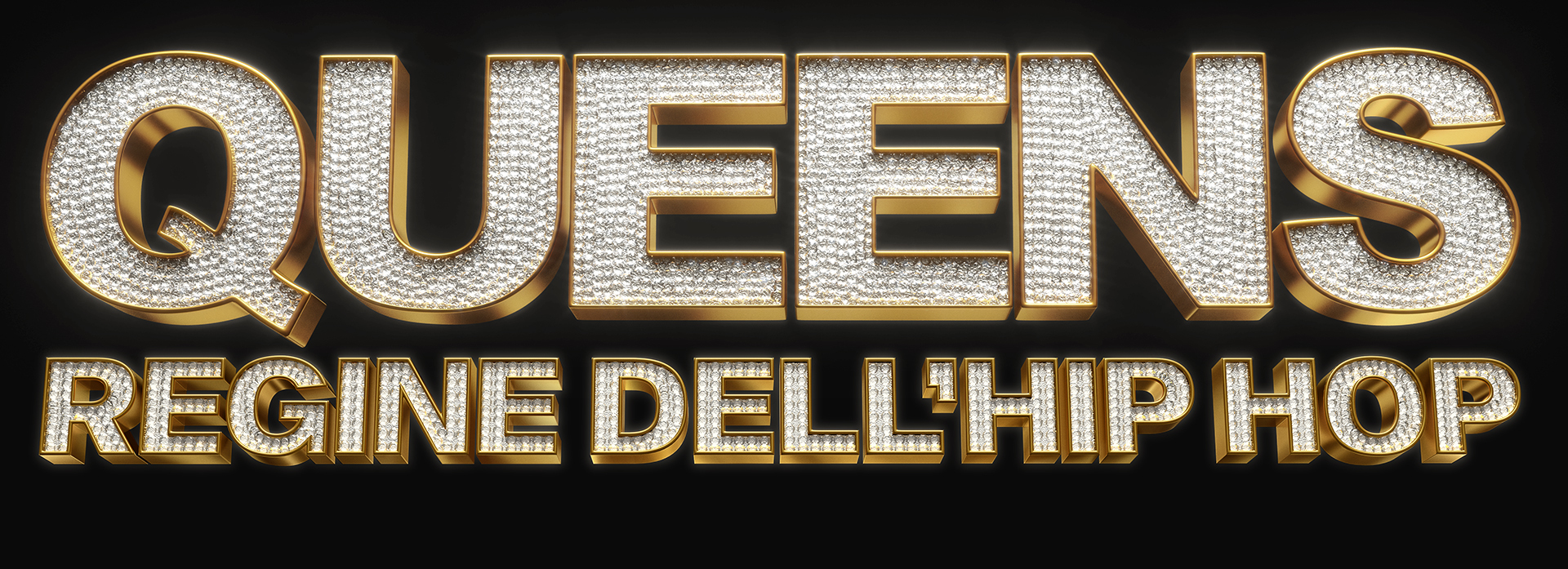 Queens Italian Title treatment