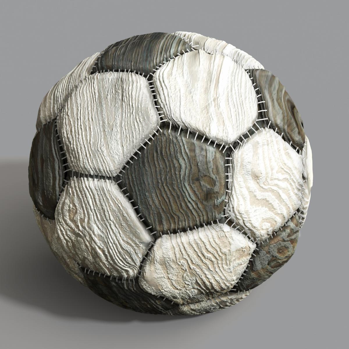 Wooden Soccer Ball