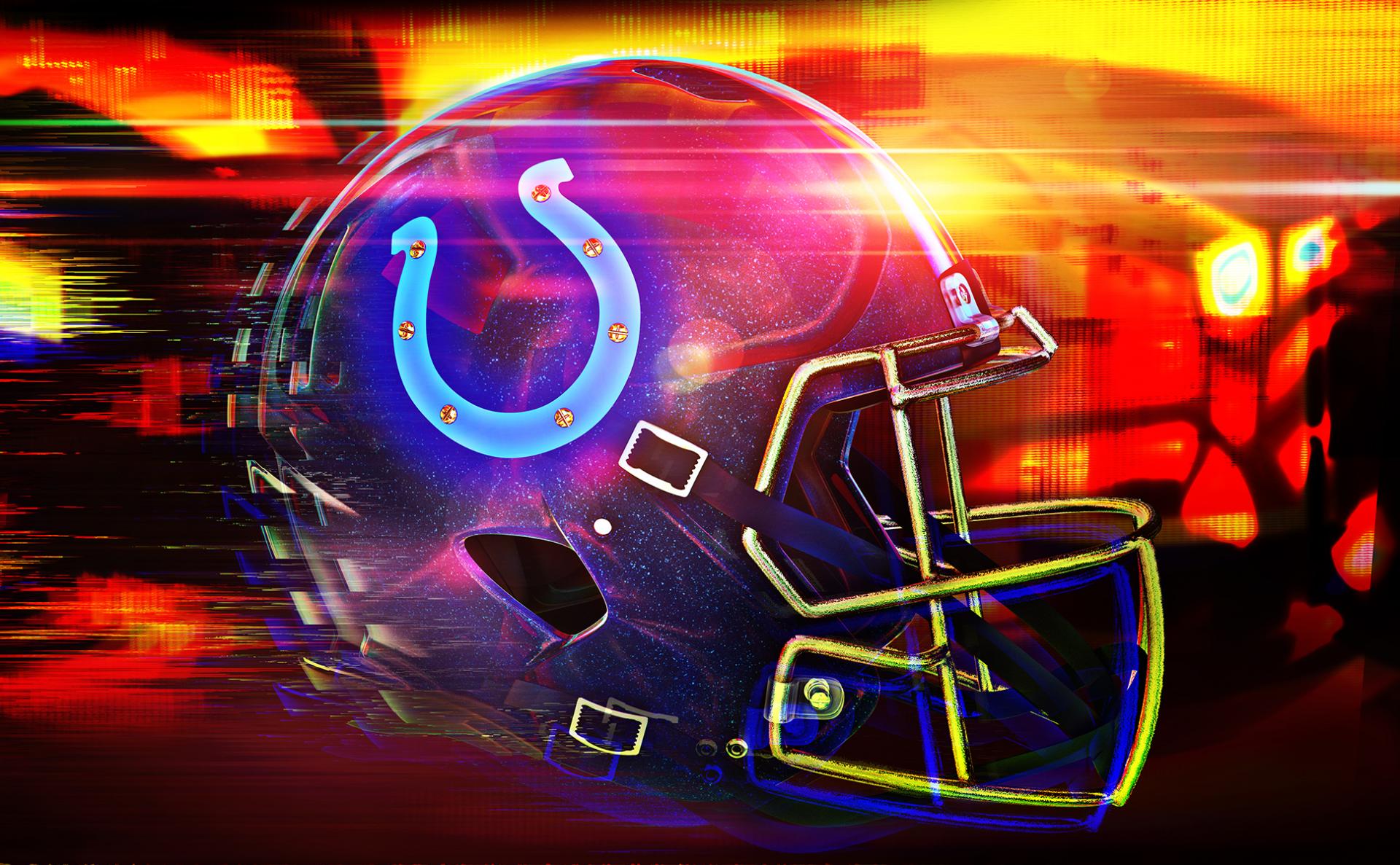 Indianapolis Colts football helmet