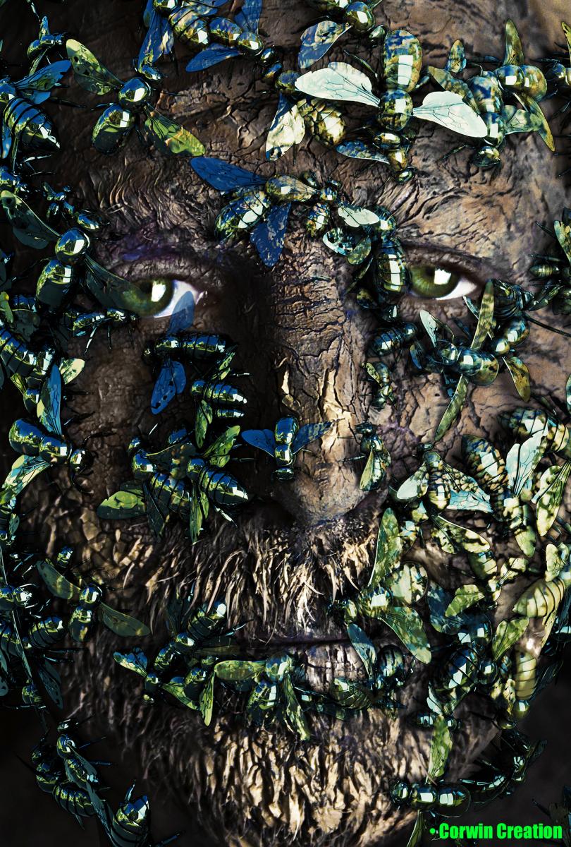 Bee Man, photo and make up by Margaret Kimora-Heymann