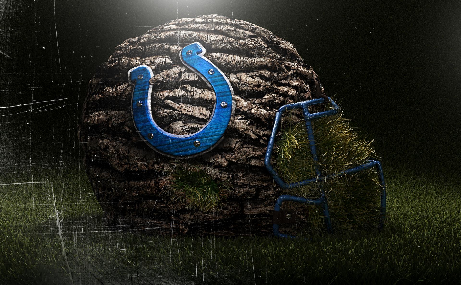 Indianapolis Colts football helmet